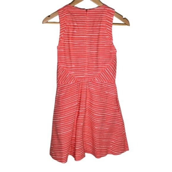 Gap Dress Womens 2P XS Petite Sundress Fit Flare Mini Pink Sleeveless Work ALine - Picture 4 of 11